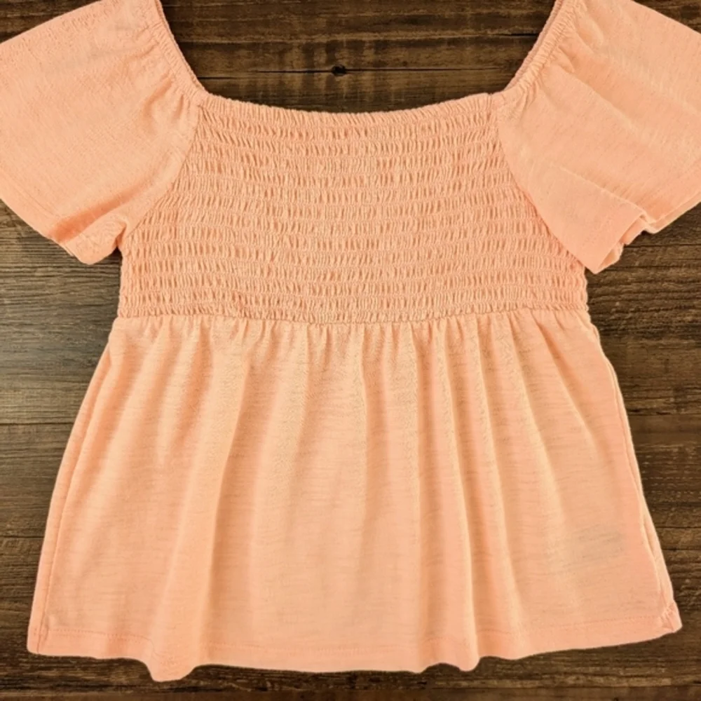 Old Navy Peach Blouse Top